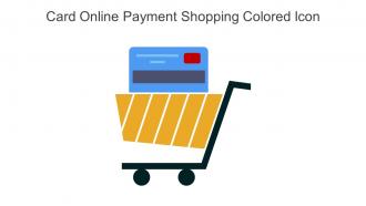 Card Online Payment Shopping Colored Icon In Powerpoint Pptx Png And Editable Eps Format