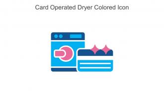 Card Operated Dryer Colored Icon In Powerpoint Pptx Png And Editable Eps Format