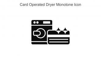 Card Operated Dryer Monotone Icon In Powerpoint Pptx Png And Editable Eps Format