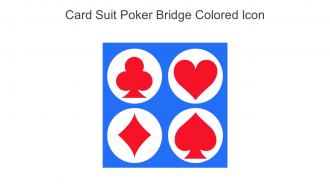 Card Suit Poker Bridge Colored Icon In Powerpoint Pptx Png And Editable Eps Format