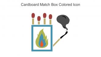 Cardboard Match Box Colored Icon In Powerpoint Pptx Png And Editable Eps Format