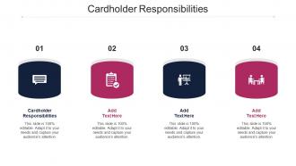 Cardholder Responsibilities Ppt Powerpoint Presentation Summary Graphics Template Cpb