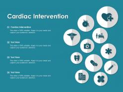 Cardiac intervention ppt powerpoint presentation professional slideshow
