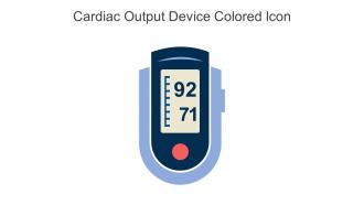 Cardiac Output Device Colored Icon In Powerpoint Pptx Png And Editable Eps Format