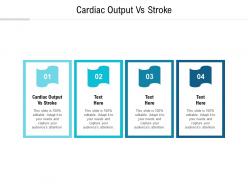 Cardiac output vs stroke ppt powerpoint presentation gallery vector cpb
