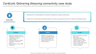 Cardilink Delivering Lifesaving Connectivity Case Study Guide To Networks For IoT Healthcare IoT SS V