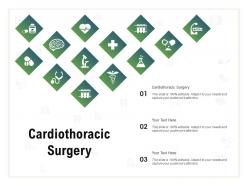 Cardiothoracic surgery ppt powerpoint presentation infographics influencers