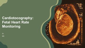 Cardiotocography Fetal Heart Rate Monitoring PPT Demonstration AT