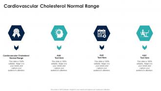 Cardiovascular Cholesterol Normal Range In Powerpoint And Google Slides Cpb