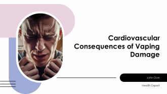 Cardiovascular Consequences Of Vaping Damage PPT Structure AT