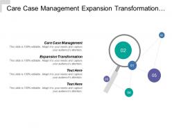 Care case management expansion transformation financial resource stewardship