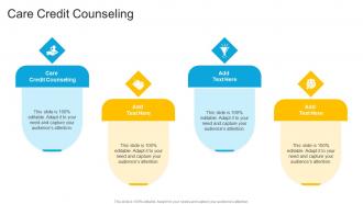 Care Credit Counseling In Powerpoint And Google Slides Cpb