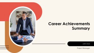 Career Achievements Summary PPT Summary AT Career Achievements Summary PPT Summary AT
