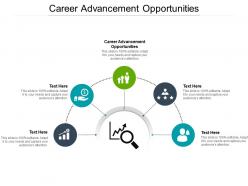 Career advancement opportunities ppt powerpoint presentation icon information cpb