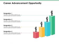 Career advancement opportunity ppt infographic template infographics