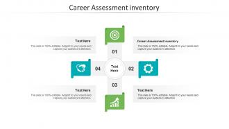 Career assessment inventory ppt powerpoint presentation inspiration topics cpb