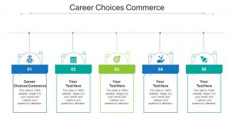 Career Choices Commerce Ppt Powerpoint Presentation Professional Slideshow Cpb