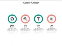 Career cluster ppt powerpoint presentation styles pictures cpb
