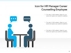 Career Counselling Icon Employee Individual Professional Representing