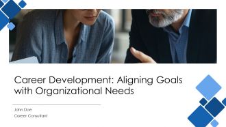 Career Development Aligning Goals With Organizational Needs PPT Presentation AT