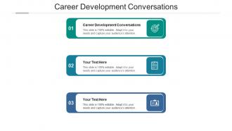 Career development conversations ppt powerpoint presentation summary cpb