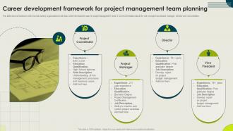 Career Development Framework For Project Management Team Planning