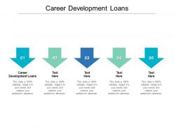Career development loans ppt powerpoint presentation layouts objects cpb