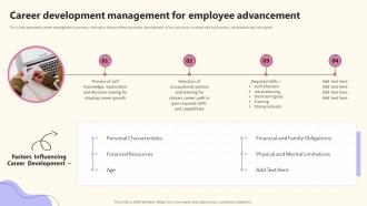 Career Development Management For Employee Advancement Implementing Effective Career
