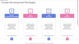 Career Development Strategies In Powerpoint And Google Slides Cpb
