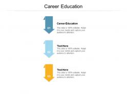Career education ppt powerpoint presentation professional portrait cpb