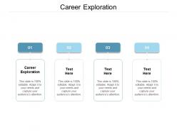 Career exploration ppt powerpoint presentation show clipart cpb