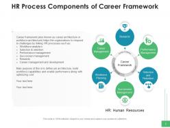Career Framework Development Assessment Goals Essentials Process Management Performance