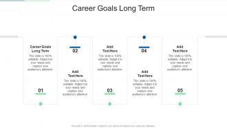 Career Goals Long Term In Powerpoint And Google Slides Cpb