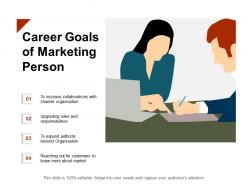 Career Goals Of Marketing Person