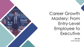 Career Growth Mastery From Entry Level Employee To Executive PPT Outline AT