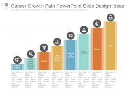 Career growth path powerpoint slide design ideas