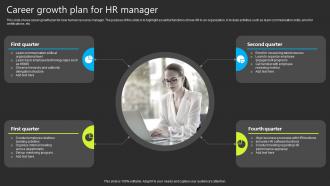 Career Growth Plan For Hr Manager