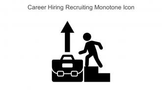 Career Hiring Recruiting Monotone Icon In Powerpoint Pptx Png And Editable Eps Format