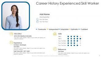 Career History Powerpoint Ppt Template Bundles