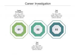 Career investigation ppt powerpoint presentation slides infographic template cpb