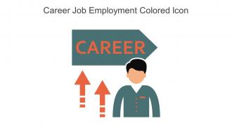 Career Job Employment Colored Icon In Powerpoint Pptx Png And Editable Eps Format