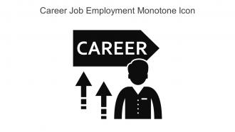 Career Job Employment Monotone Icon In Powerpoint Pptx Png And Editable Eps Format