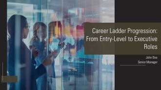 Career Ladder Progression From Entry Level To Executive Roles PPT Mockup AT