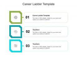 Career ladder template ppt powerpoint presentation gallery slide cpb