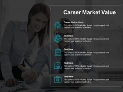 Career market value ppt powerpoint presentation model gallery cpb
