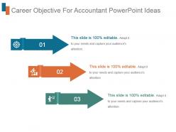 Career objective for accountant powerpoint ideas
