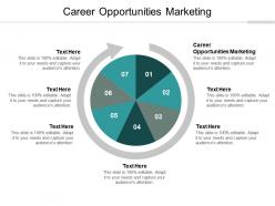 Career opportunities marketing ppt powerpoint presentation visual aids show cpb