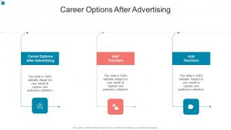 Career Options After Advertising In Powerpoint And Google Slides Cpb