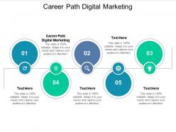 Career path digital marketing ppt powerpoint presentation infographics outline cpb