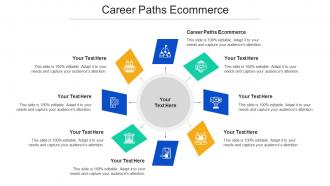 Career Paths Ecommerce Ppt Powerpoint Presentation Slides Outline Cpb
